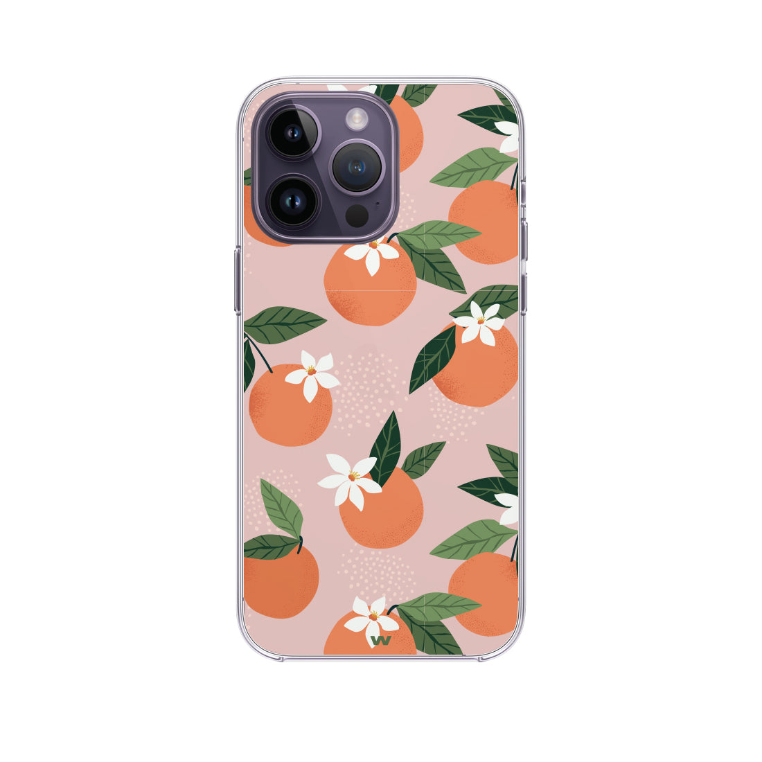 Portakal Çiçeği Pembe Telefon Kılıfı