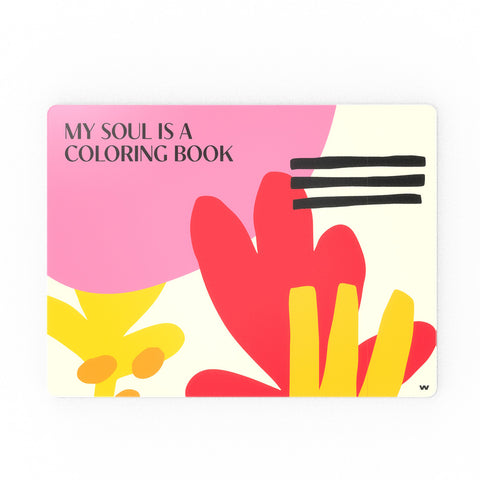 My Soul is a Coloring Book Siyah 2'li Amerikan Servis